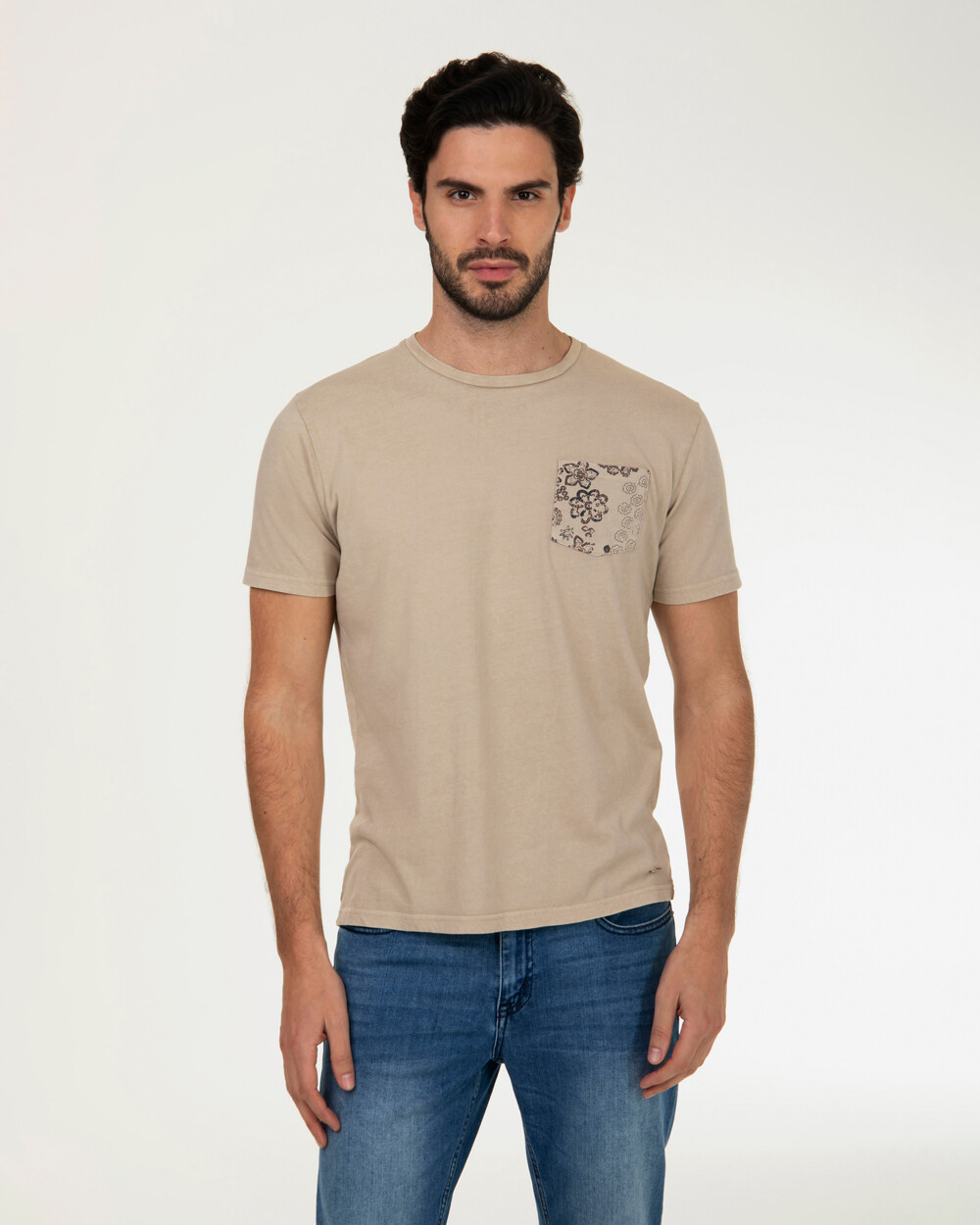 Markup Uomo Felpe & T-shirt T-shirt girocollo con taschino