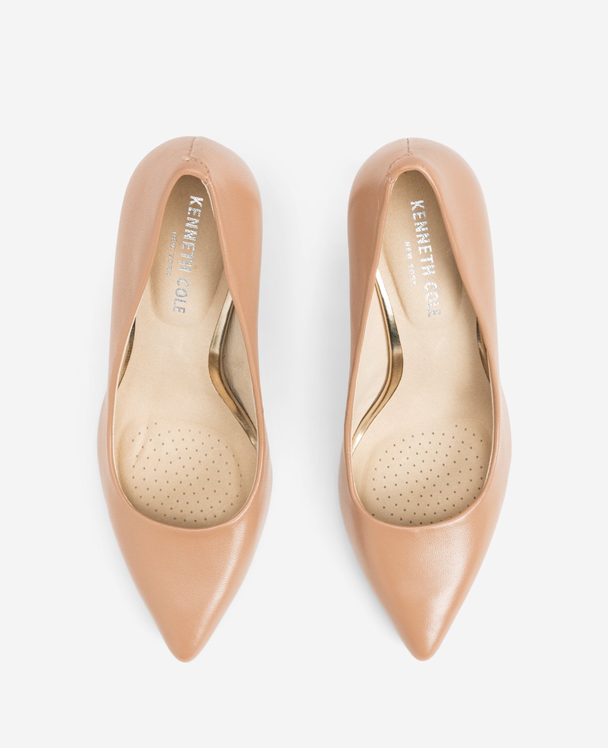 Kenneth Cole Reaction Riley 85 décolleté Latte pelle con memory foam