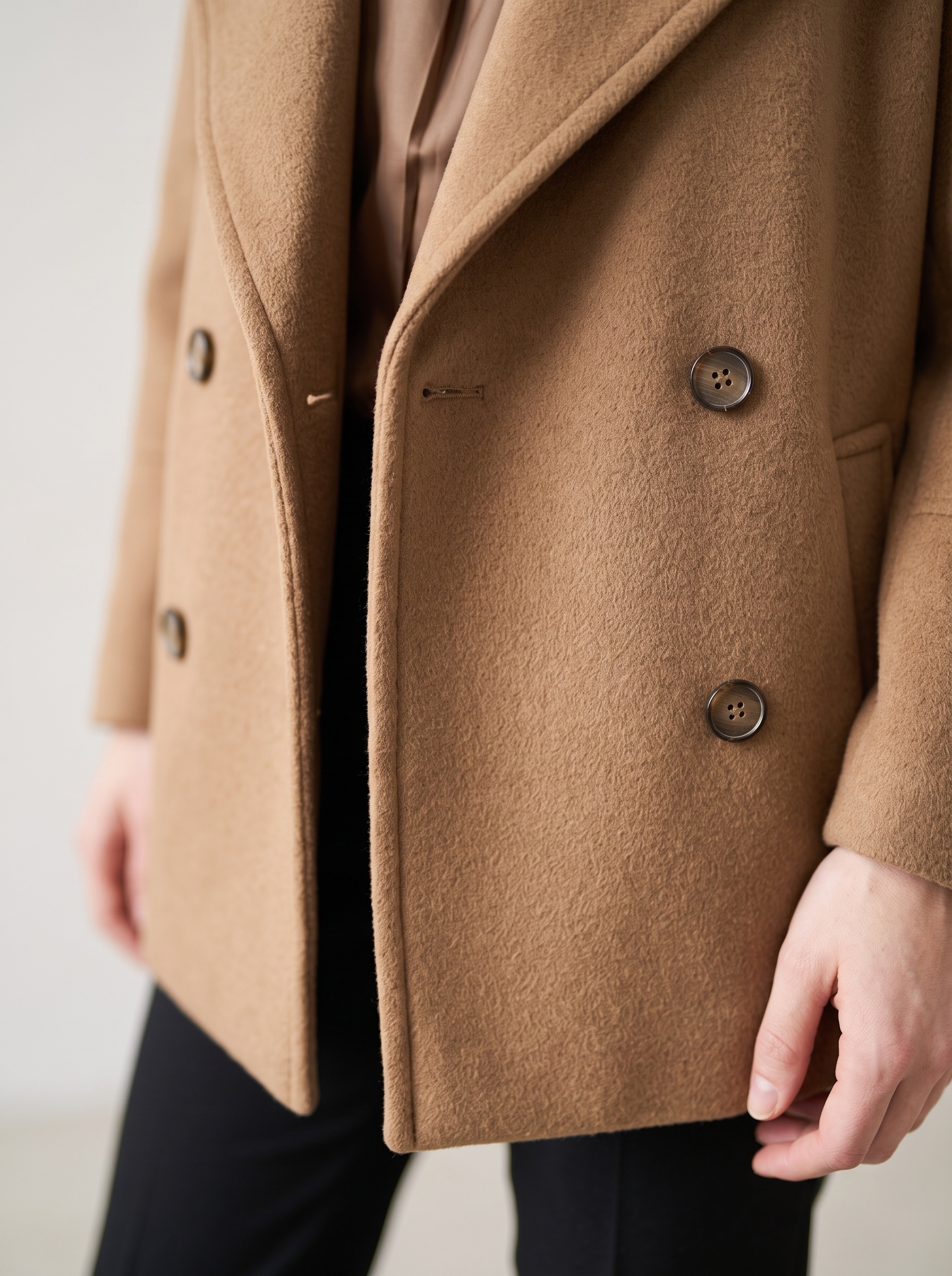 Markup Donna Cappotti Cappotto corto doppiopetto