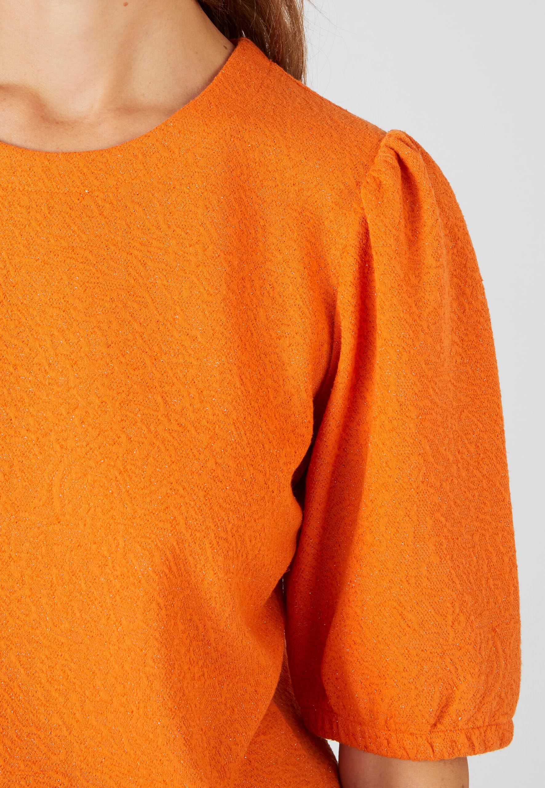Damart Prêt-à-porter maglietta in maglia jacquard con filo lucido
