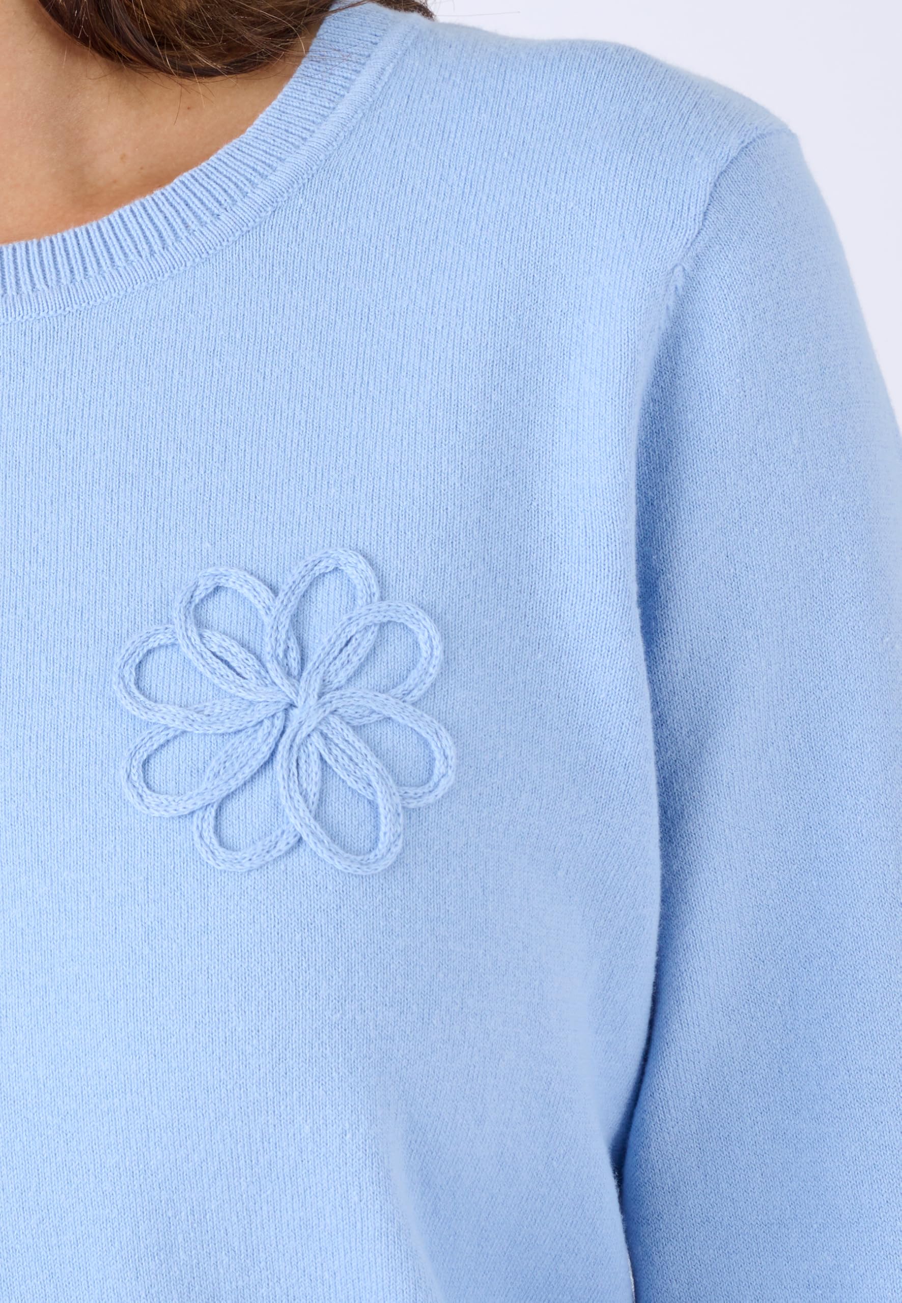 Damart Prêt-à-porter Maglione Ricamato donna in cotone