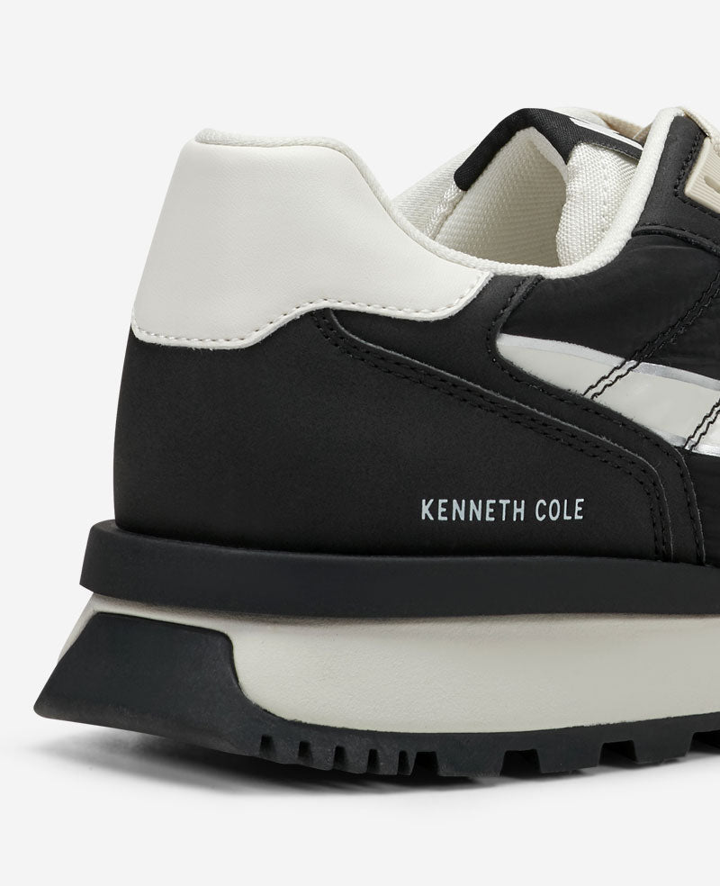 Kenneth Cole Reaction Shoes Pryor Sneaker uomo nera con plantare rimovibile