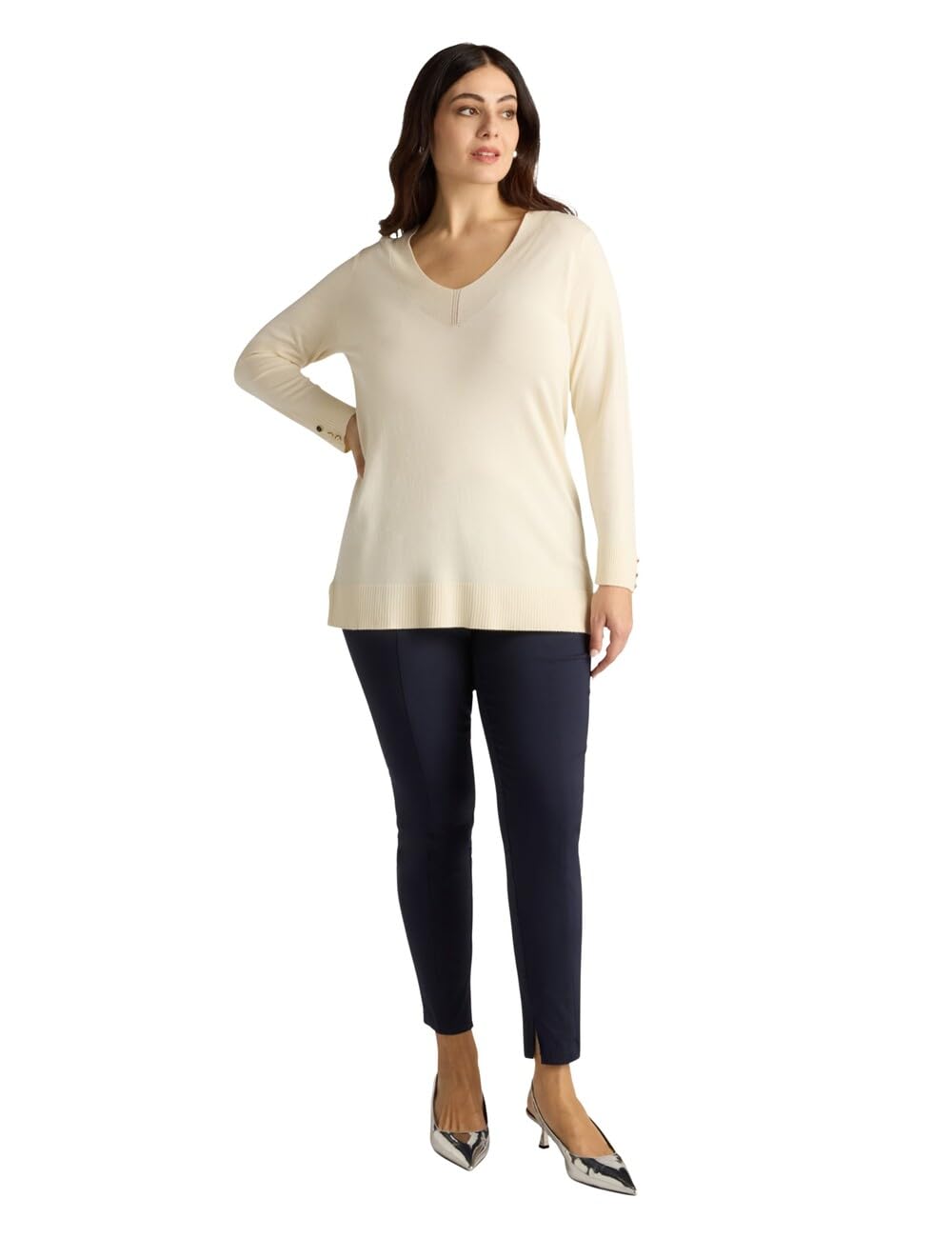 Fiorella Rubino Maglie e felpe Maglia lunga viscosa LENZING ECOVERO M Plus