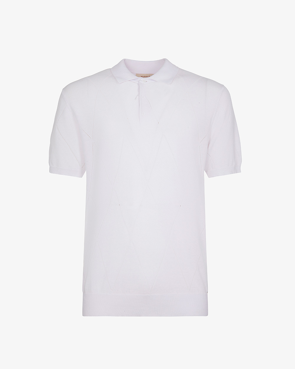 Markup Uomo Maglieria Polo in maglia traforata