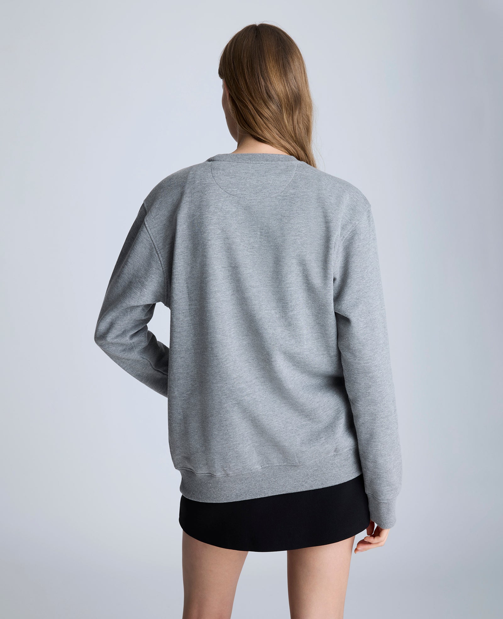 Kenneth Cole Reaction Clothing Kenneth Cole Embroidered Logo Sweatshirt felpa grigia