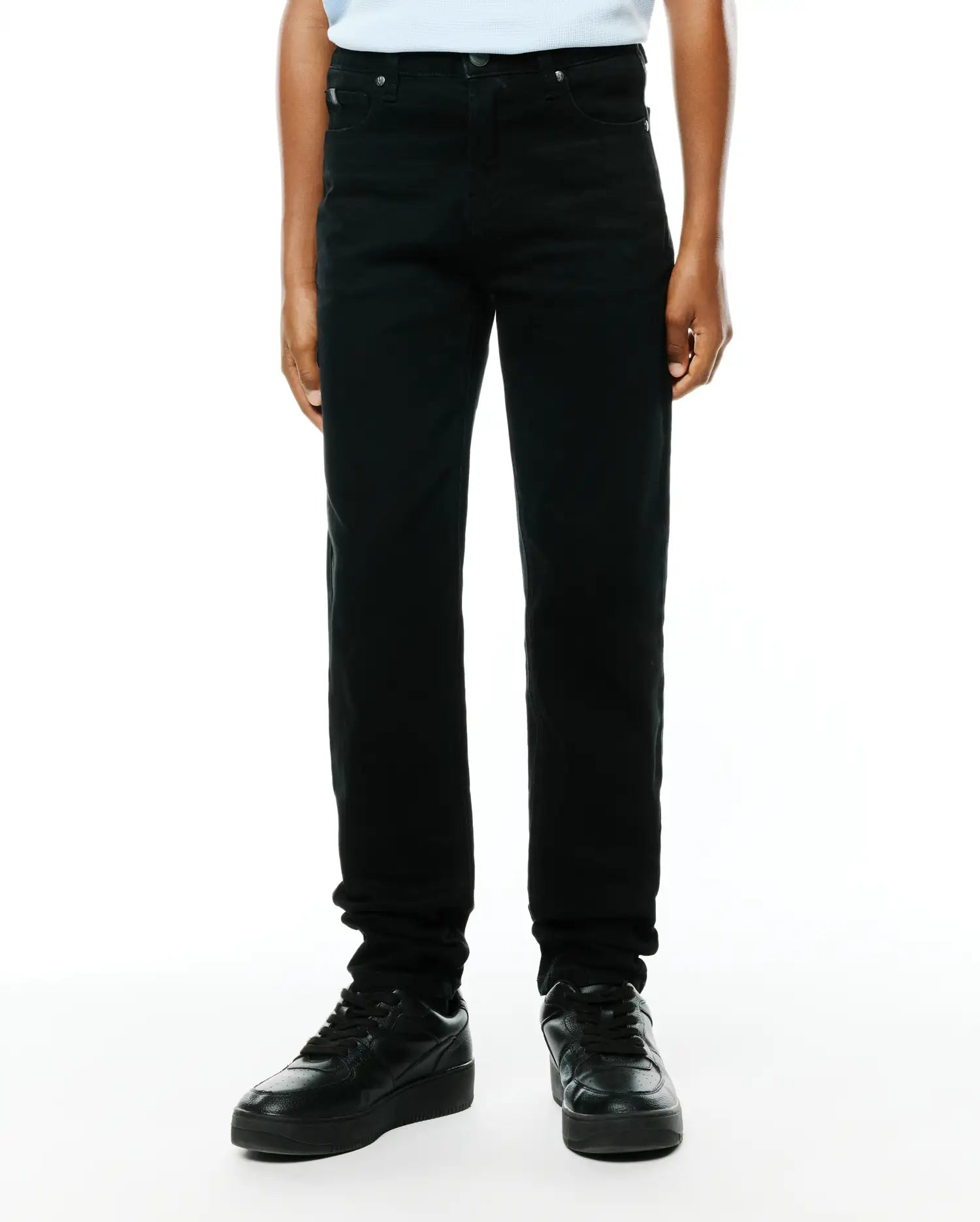 Psycho Bunny Kids Bottoms Kids Emerson Slim Fit Jean jeans neri slim