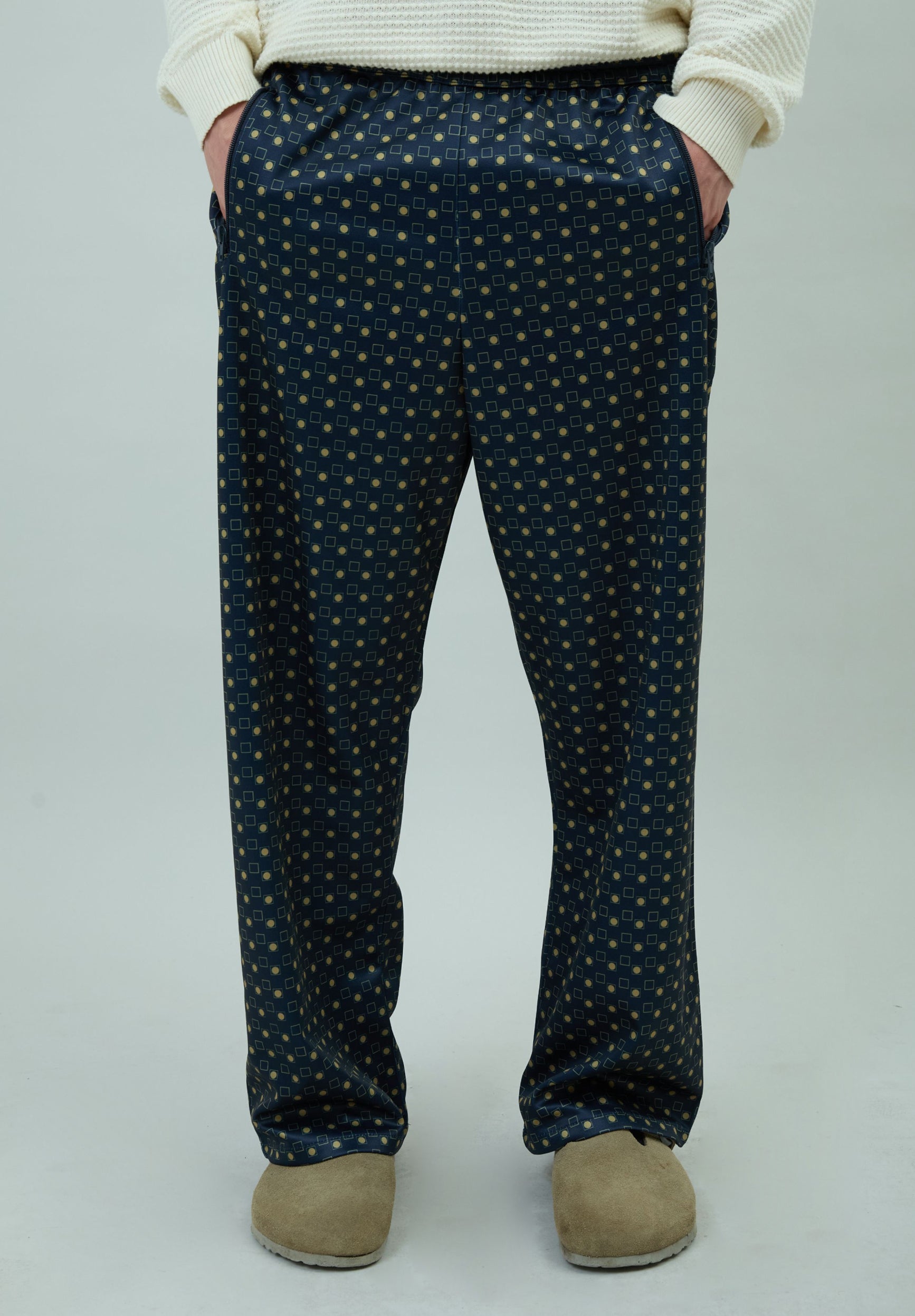 House Of Sunny Women's Shorts & Trousers THE BENNY TRACKSUIT PANTS pantaloni tuta S-XL stampa geometrica