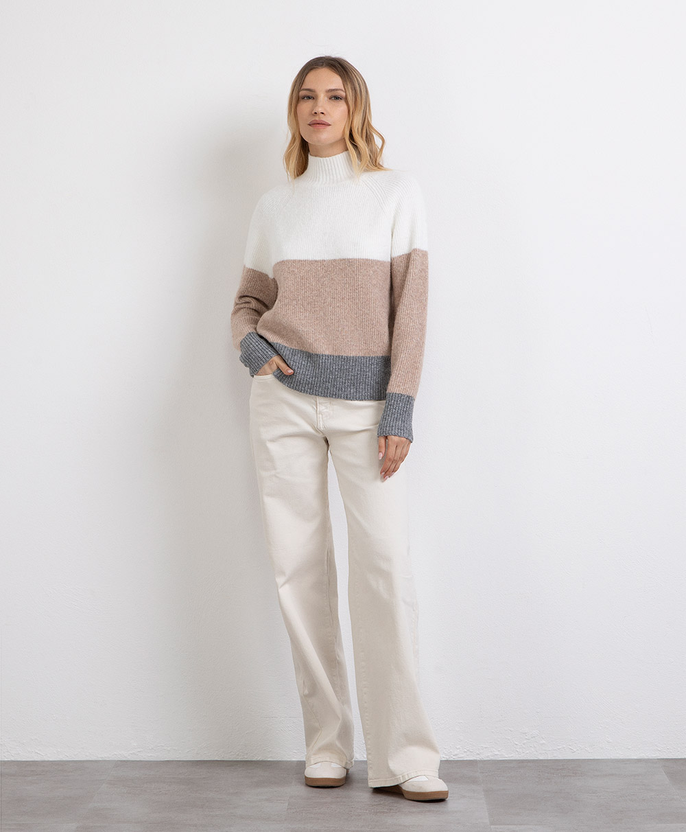 Markup Donna Maglieria Maglia collo cratere donna