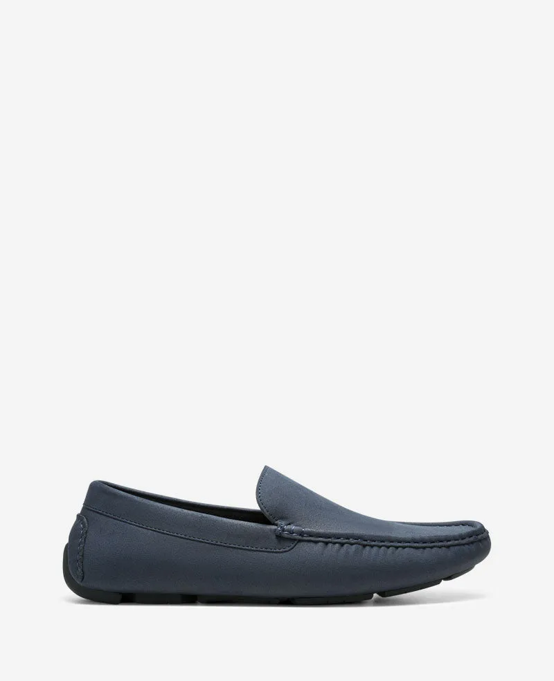 Kenneth Cole Reaction Shoes Scanlin Driving Loafer mocassini blu navy in finta camoscio