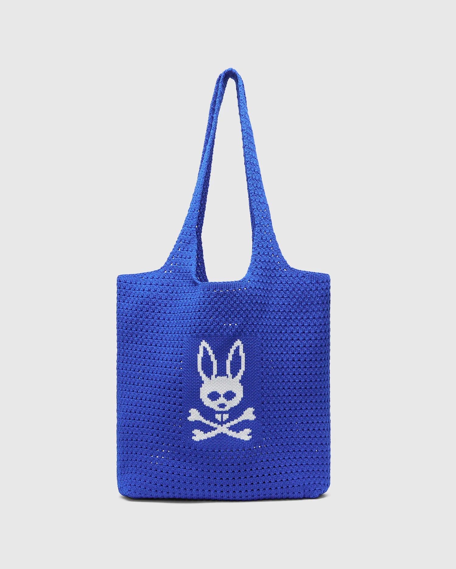 Psycho Bunny Accessories Crochet Tote Bag MO1700068 borsa blu