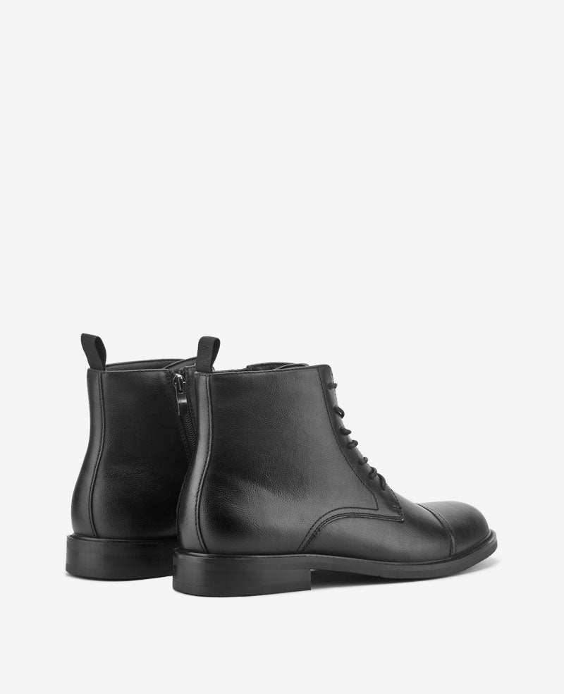 Kenneth Cole Reaction Shoes REACTION Lowen Combat Boot anfibi neri