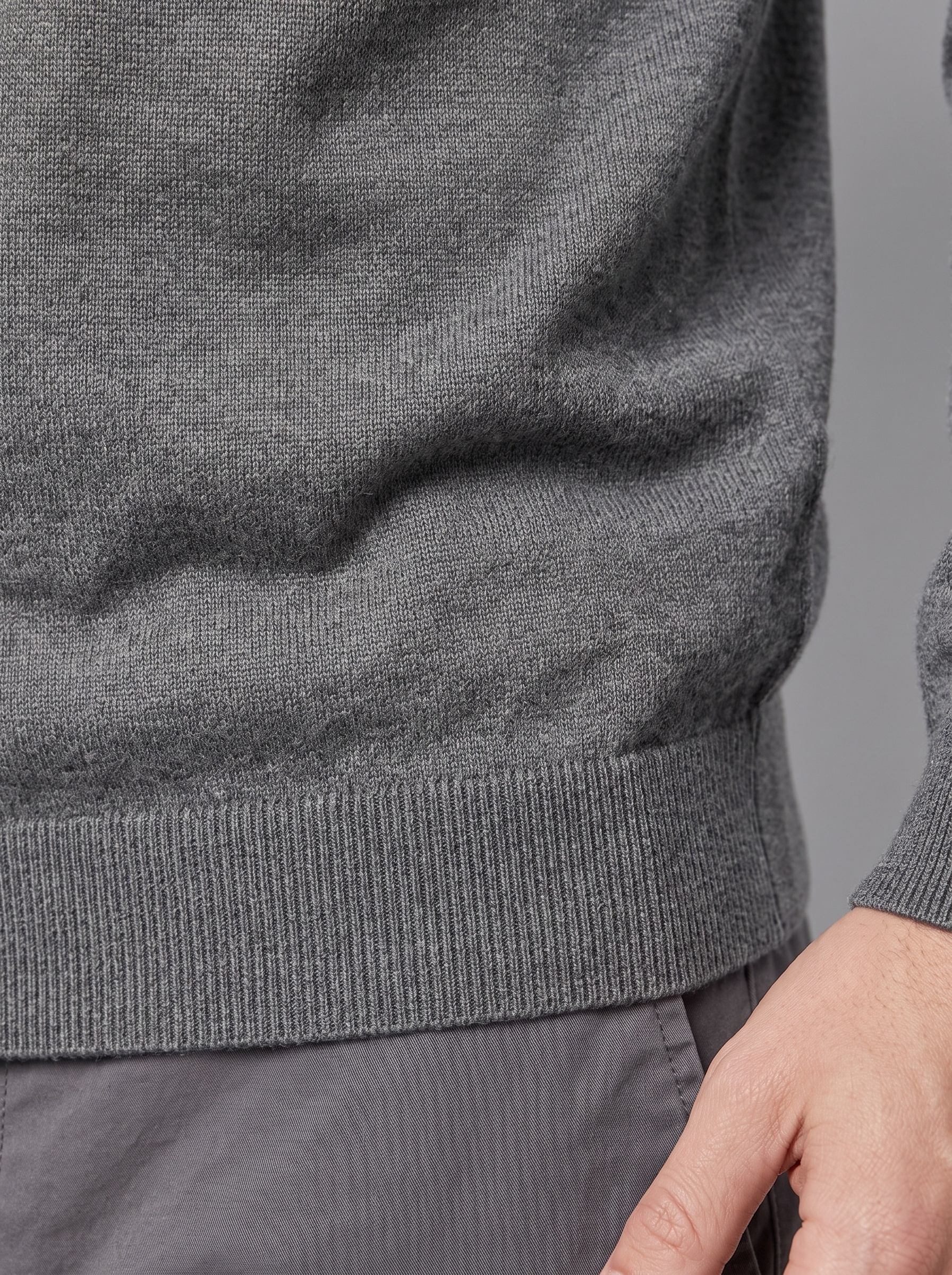 Markup Uomo Maglieria Camicia a Maglia Manica Lunga