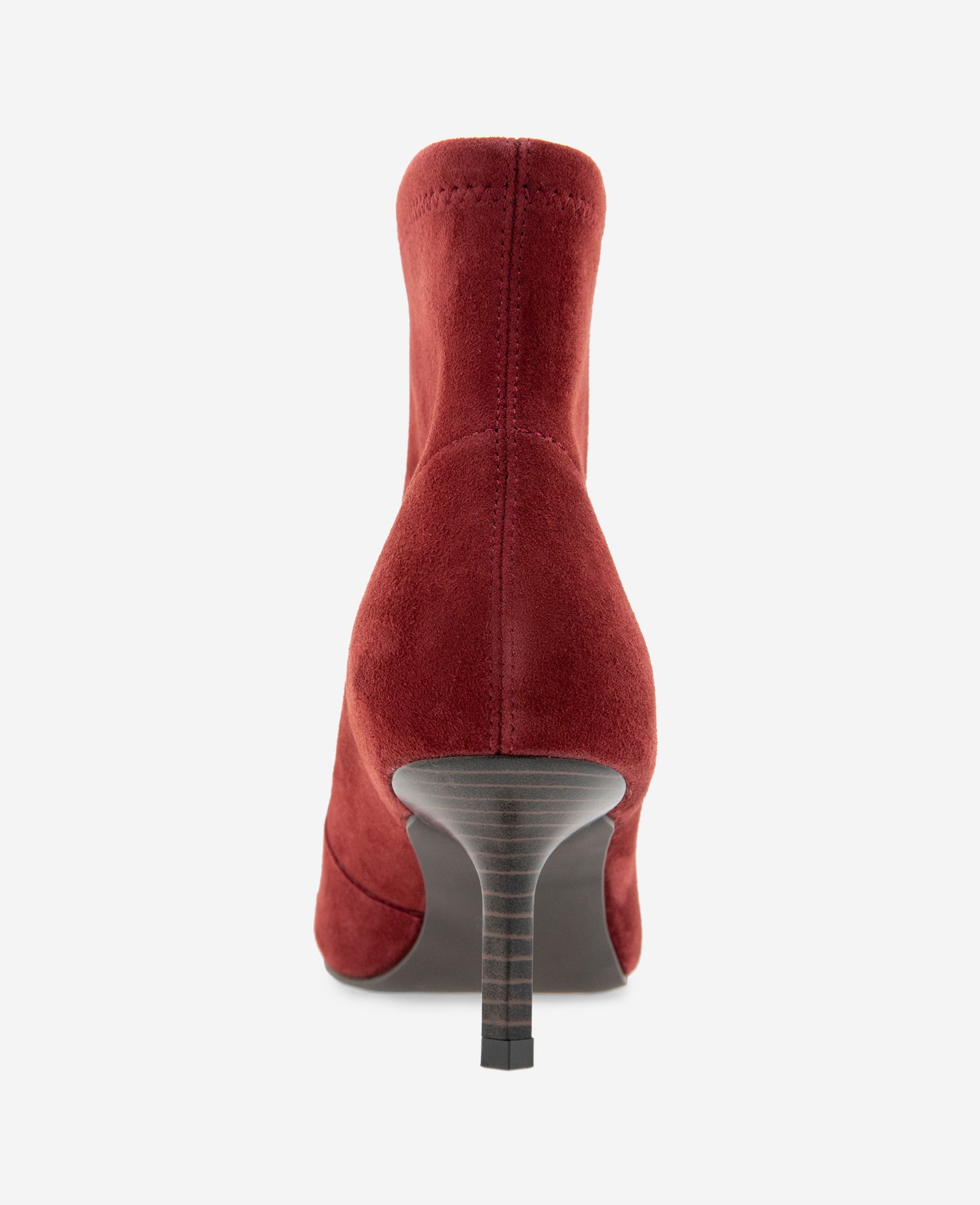 Kenneth Cole Reaction Shoes Udaya Kid Suede Heel stivaletti donna camoscio rosso tacco 2,6 pollici