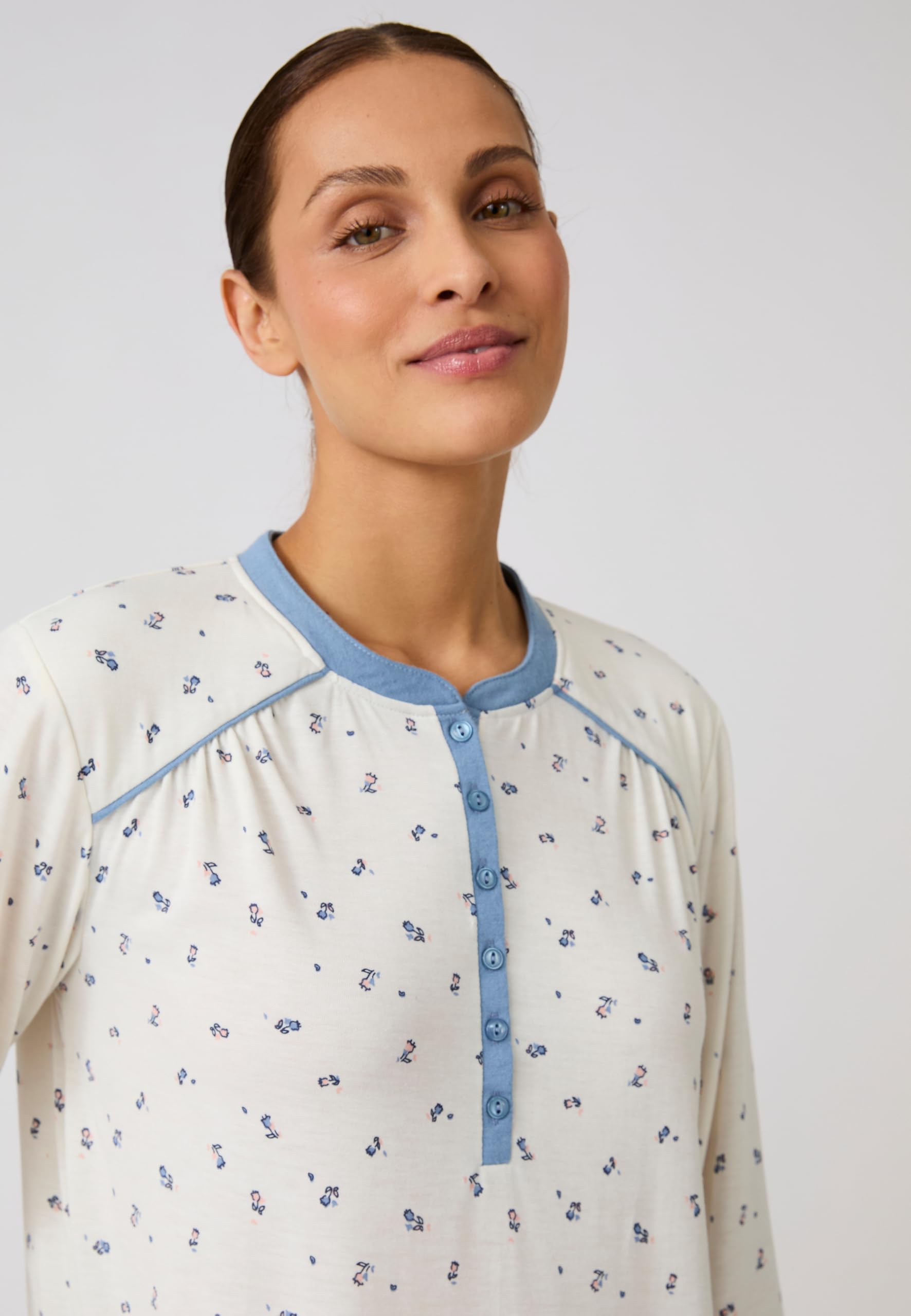 Damart Homewear Thermolactyl camicia da notte donna calda