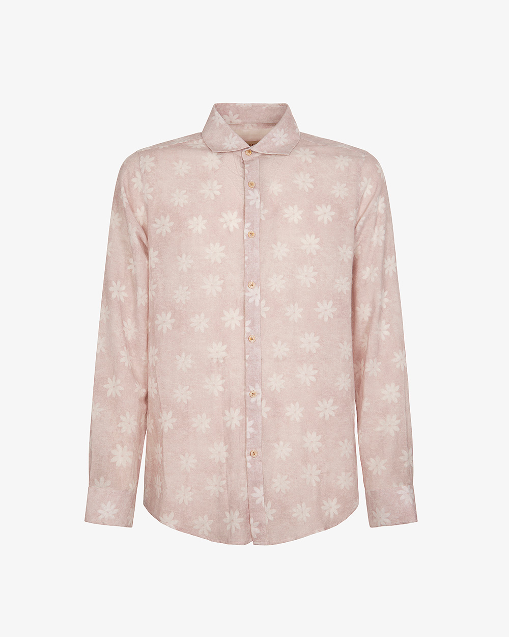 Markup Uomo Camicie Camicia cotone e lino stampata