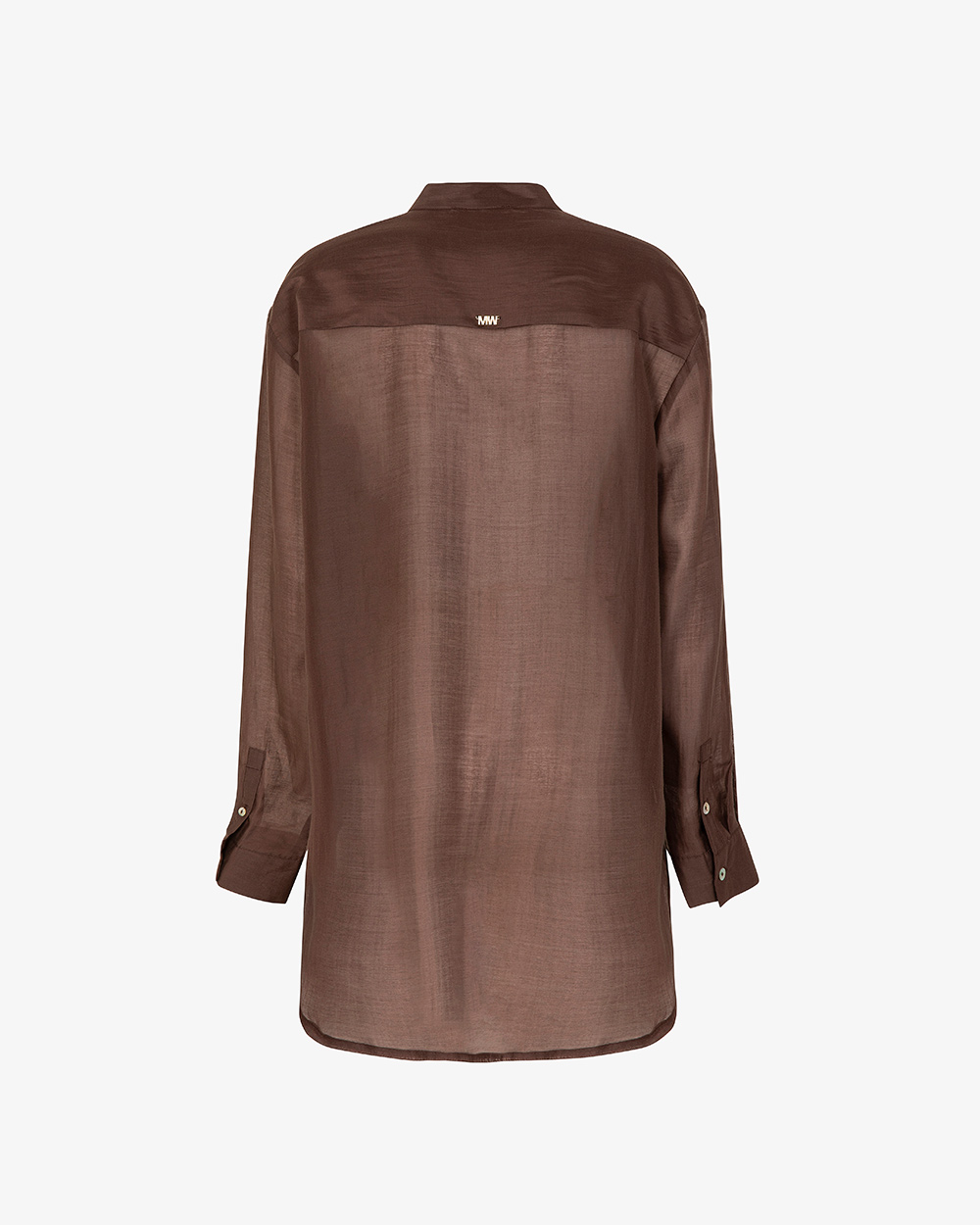 Markup Donna Camicie & Bluse Camicione in mussola con collo coreano camicione