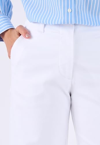 Damart Prêt-à-porter Pantaloni Large 7/8th pantaloni larghi taglie 50-56 cotone