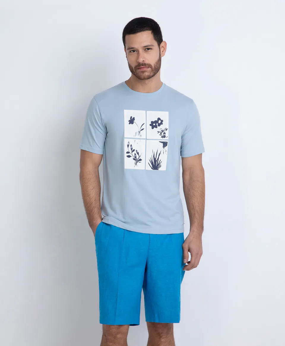 Markup Uomo Felpe & T-shirt T-shirt stampa riquadri