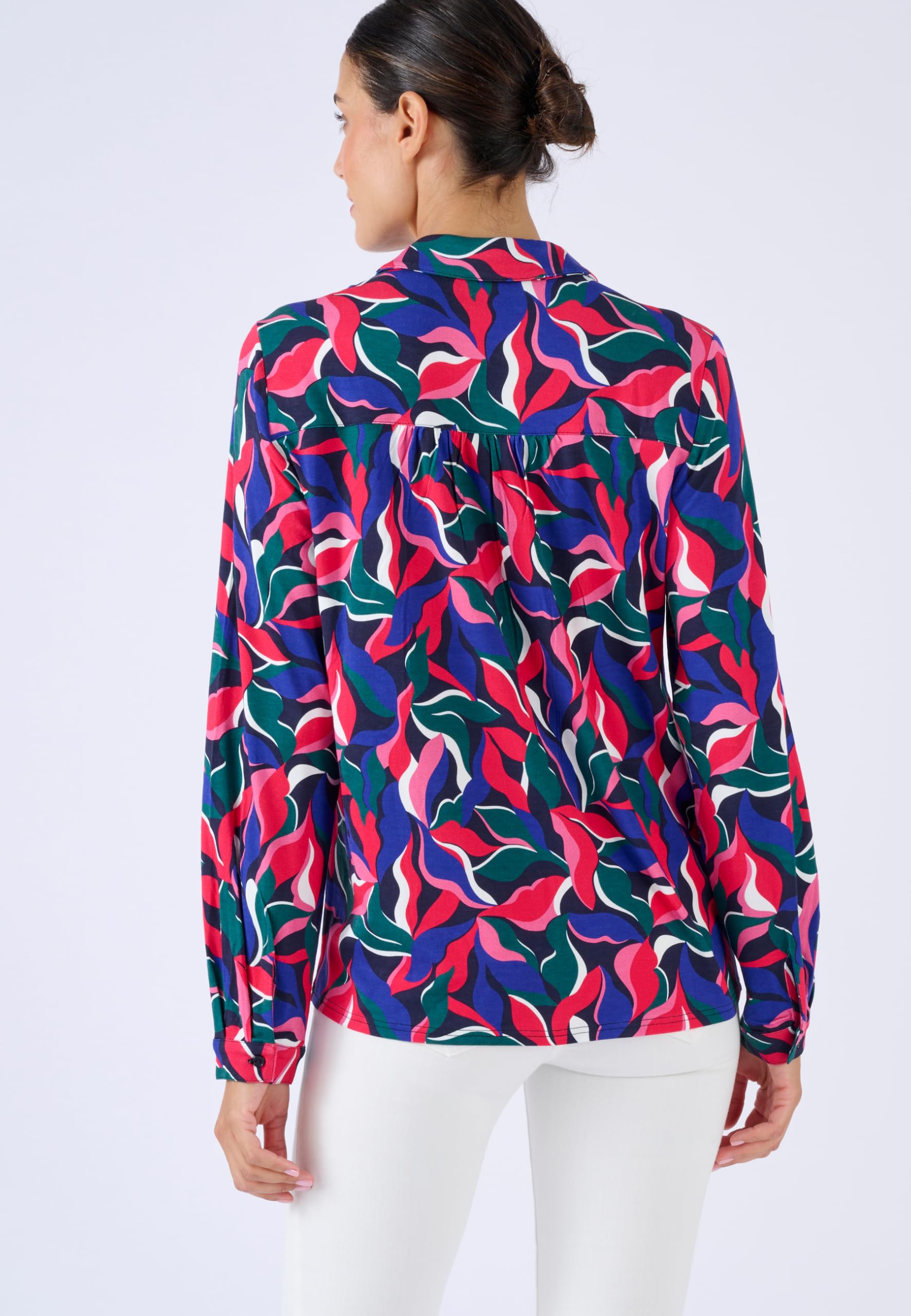 Damart Prêt-à-porter camicetta fluida viscosa stretch donna