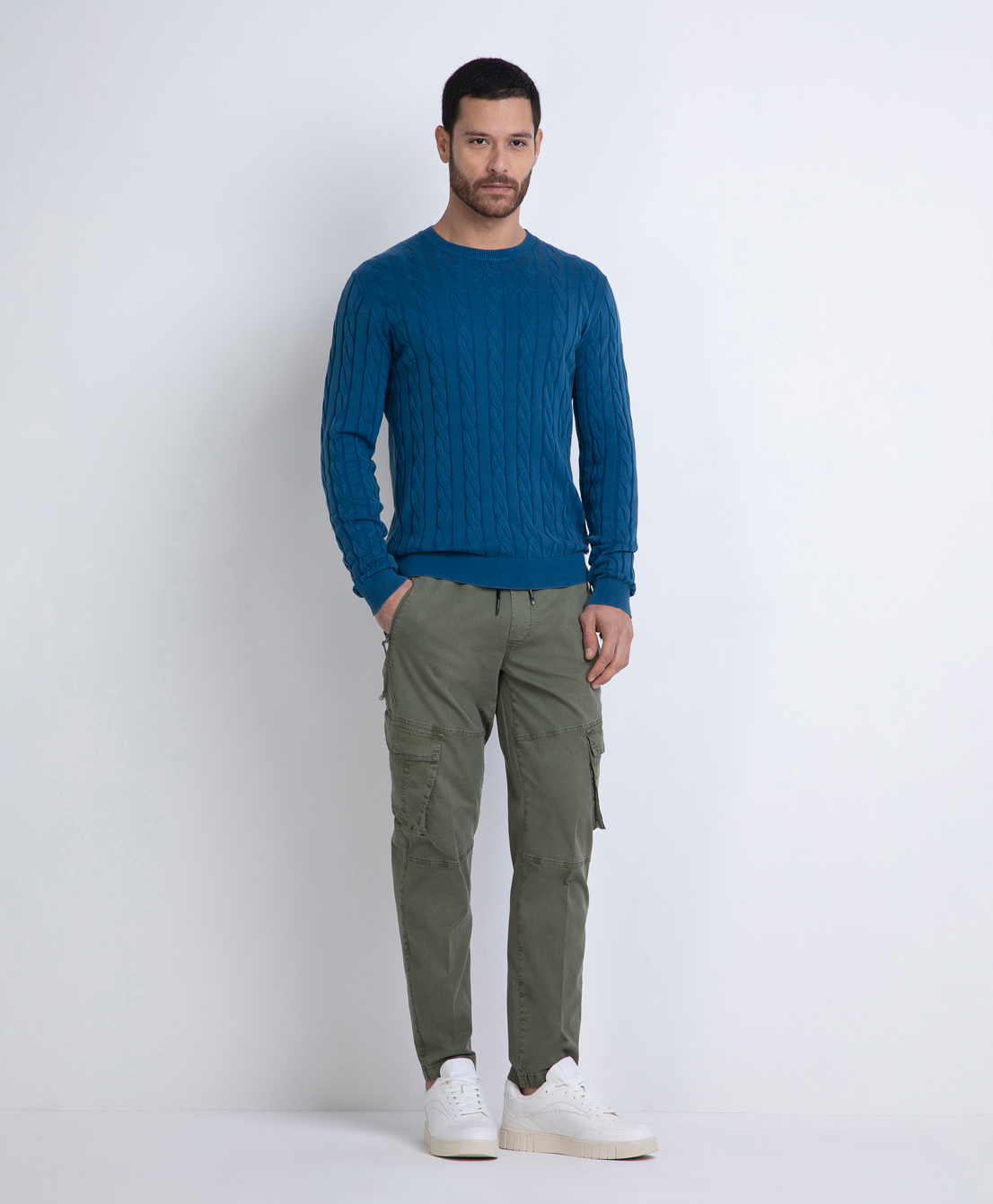 Markup Uomo Maglieria Maglia con trecce