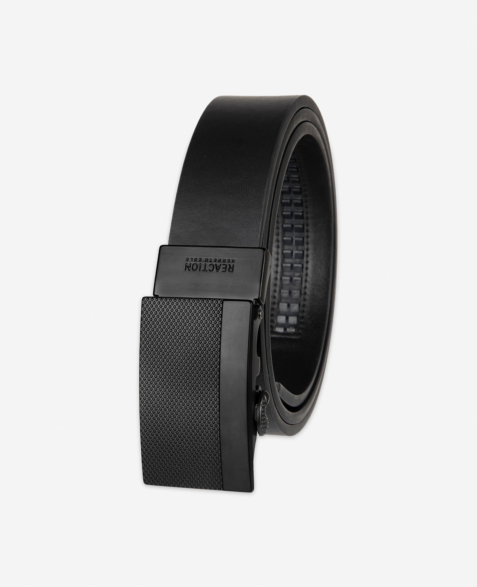 Kenneth Cole Reaction Belts, Wallets & Small Accessories Casual Mesh Auto Plaque Belt cintura nera intrecciata