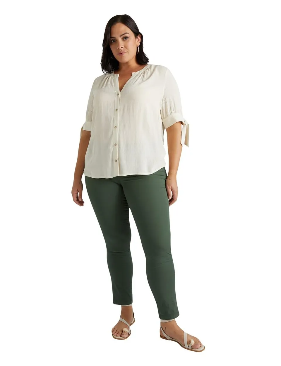 Fiorella Rubino Pantaloni Pantaloni Skinny Blu 46 Plus stretch cinque tasche