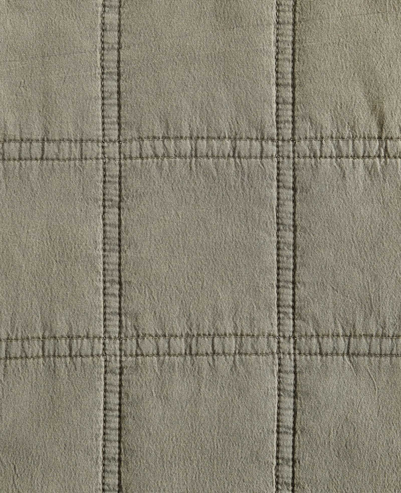 Kenneth Cole Reaction Home & Bedding Stonewashed Quilt Set copriletto marrone Full/Queen leggero