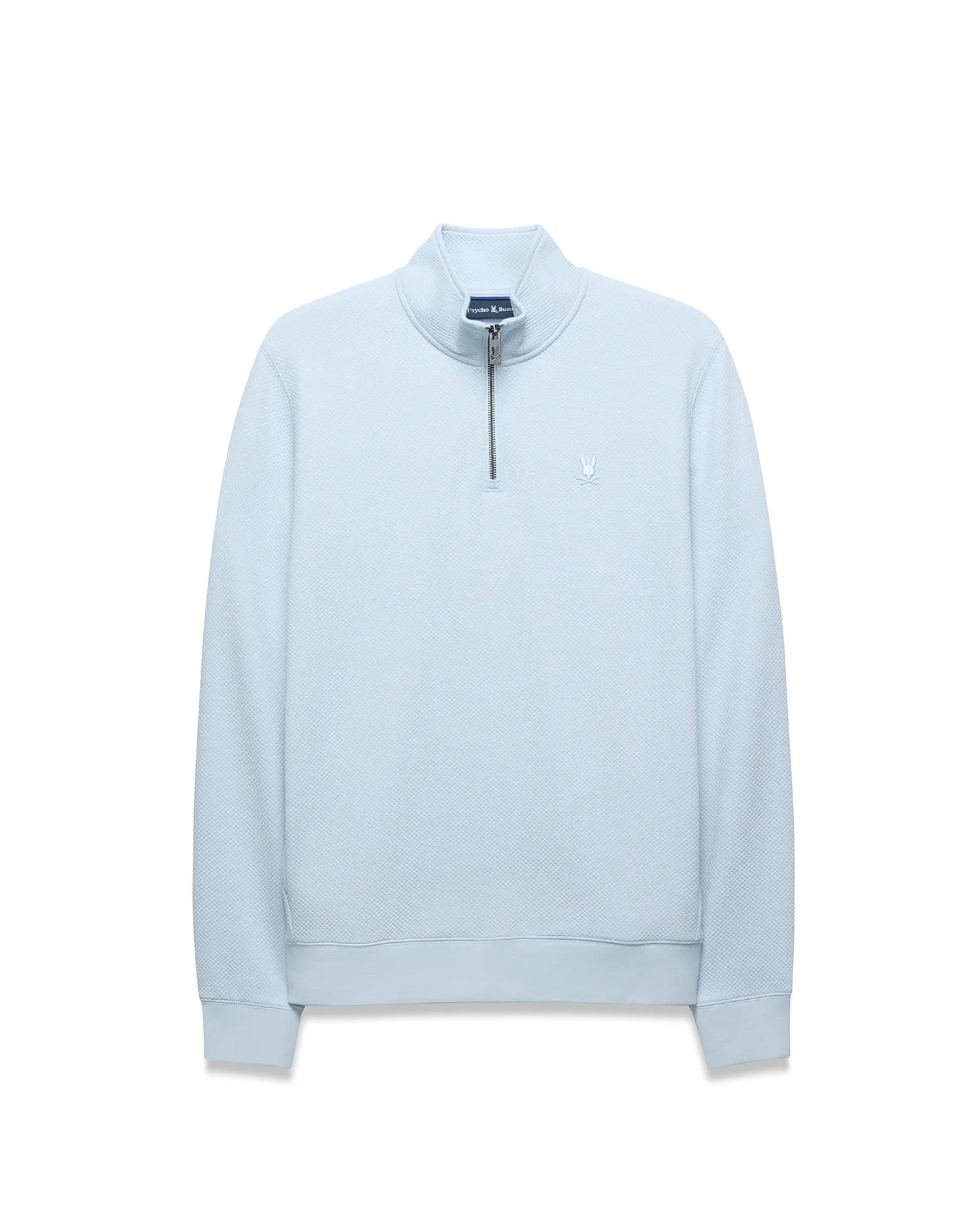 Psycho Bunny Men's Sweatshirts & Hoodies Marc Quarter-Zip Sweatshirt MT0500245 felpa blu