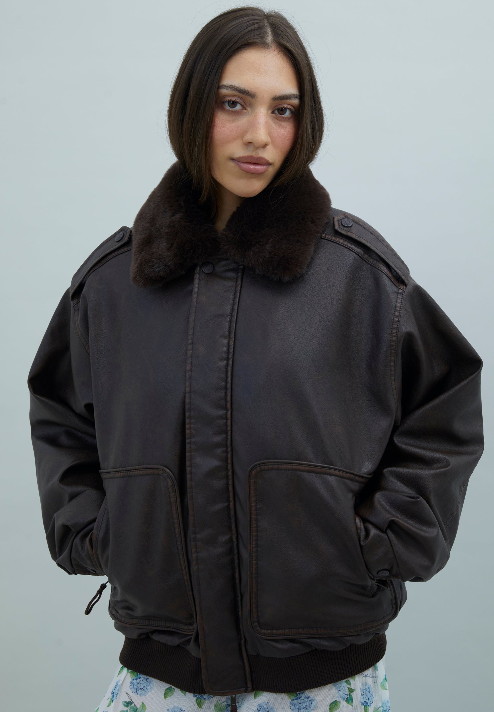 House Of Sunny Women's Jackets THE CRUISE FLIGHT JACKET giacca bomber oversize