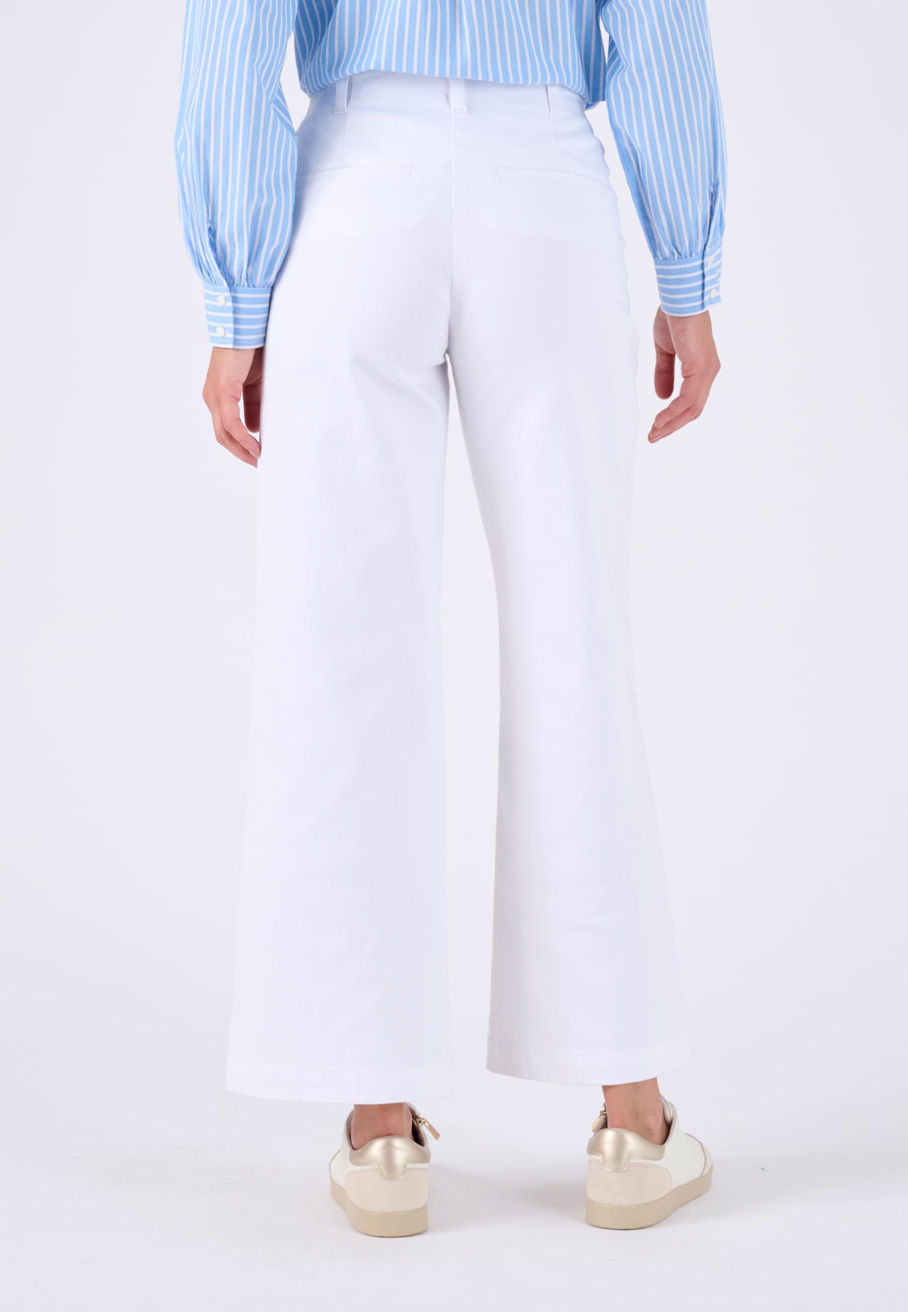 Damart Prêt-à-porter Pantaloni Large 7/8th pantaloni larghi taglie 50-56 cotone