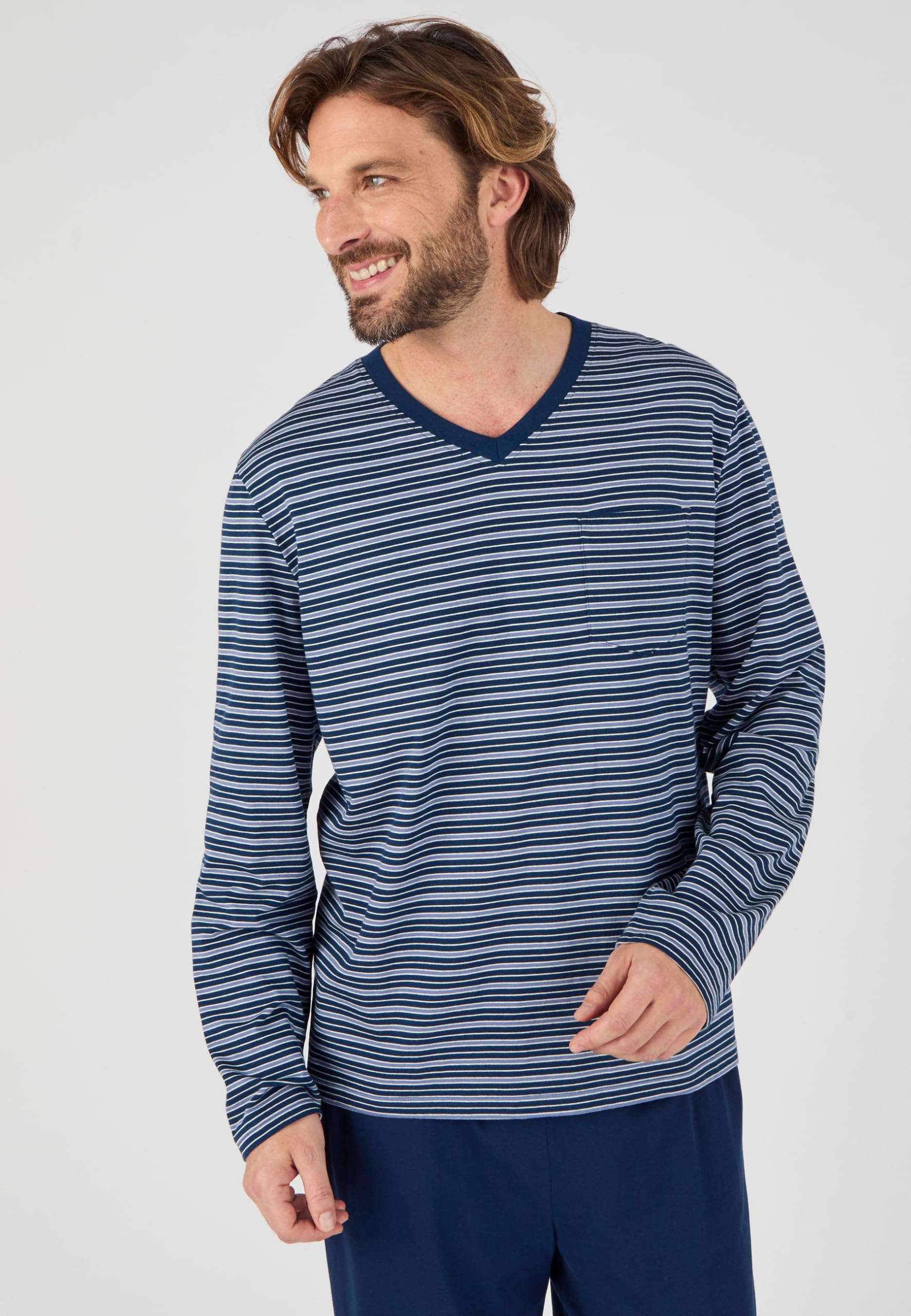 Damart Homewear pigiama in maglia jersey uomo S cotone
