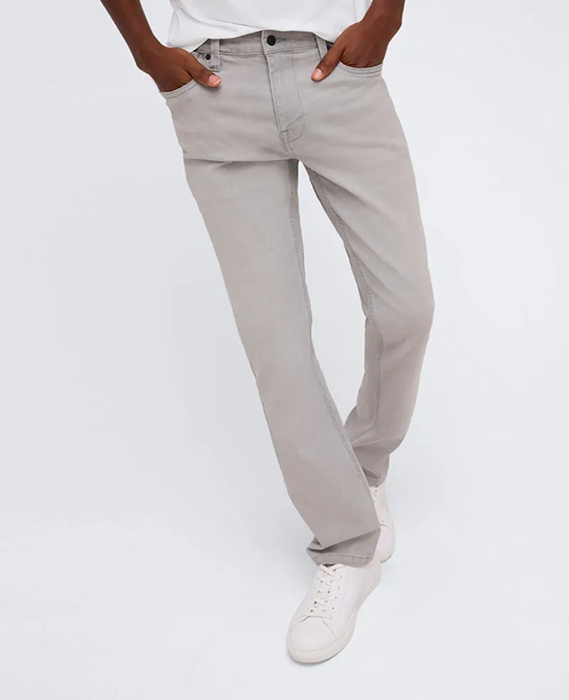 Kenneth Cole Reaction Clothing Slim-Fit Recycled Stretch Denim Jean jeans slim grigio chiaro denim riciclato