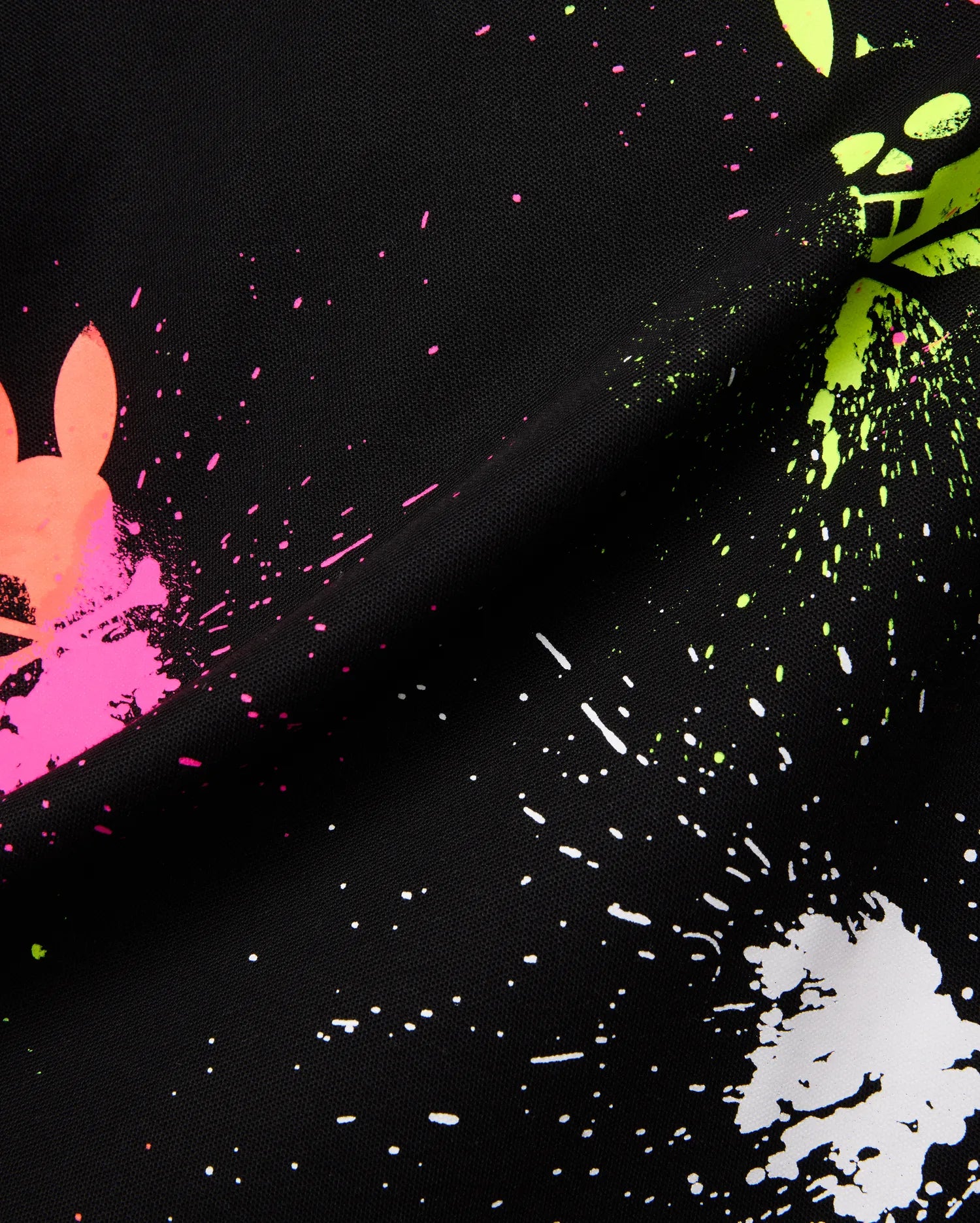 Psycho Bunny Men's Polos Quintin Pique Polo polo nera cotone Pima ricamato
