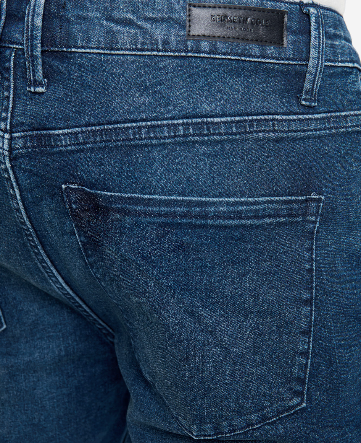 Kenneth Cole Reaction Clothing Slim-Fit Recycled Stretch Denim Jean jeans Bethune blu