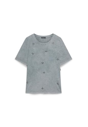 Fiorella Rubino Top e t-shirt T-Shirt in Cotone con Applicazioni T-shirt XL Plus