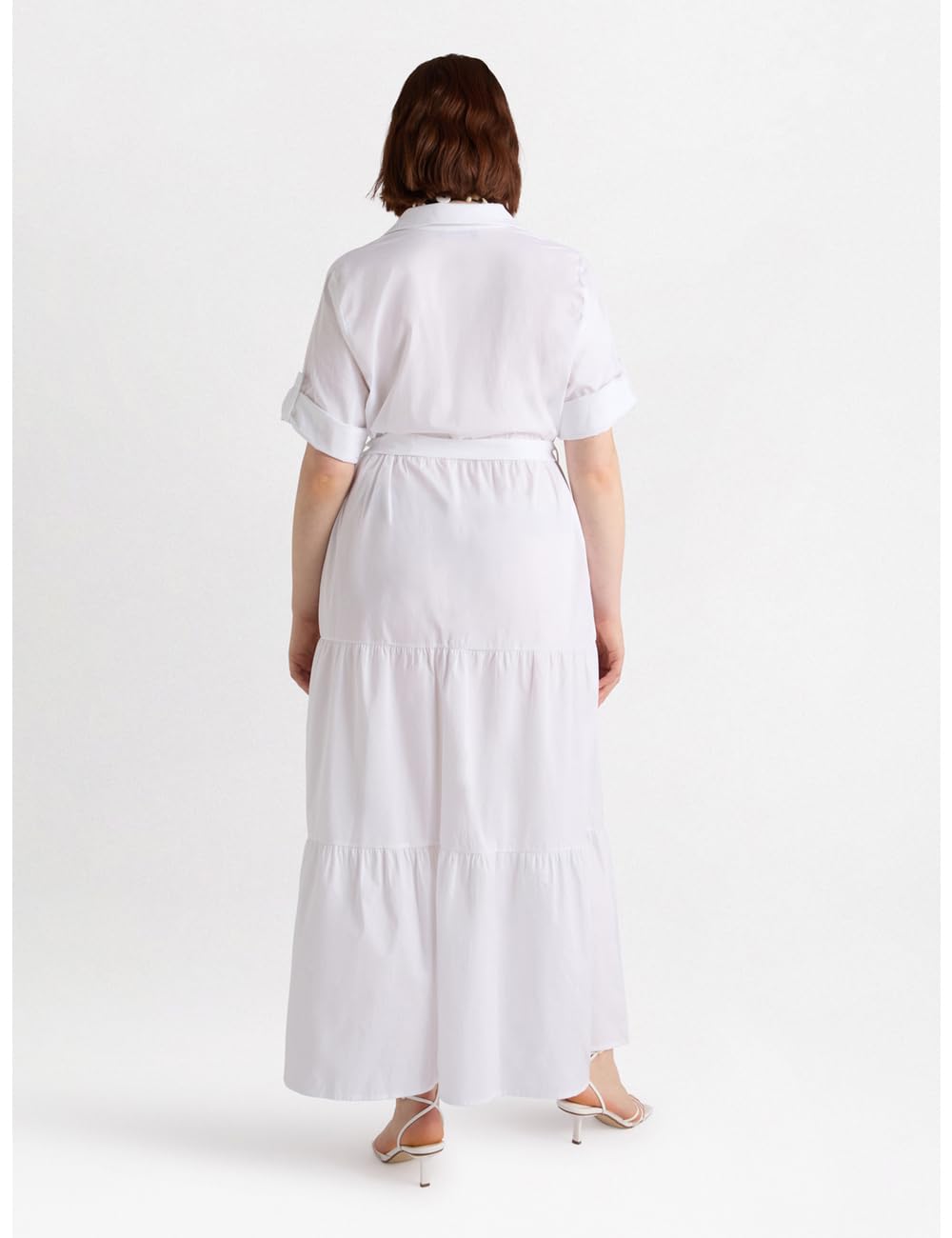 Fiorella Rubino Vestiti Vestito Chemisier Lungo vestito 46 Plus cotone stretch