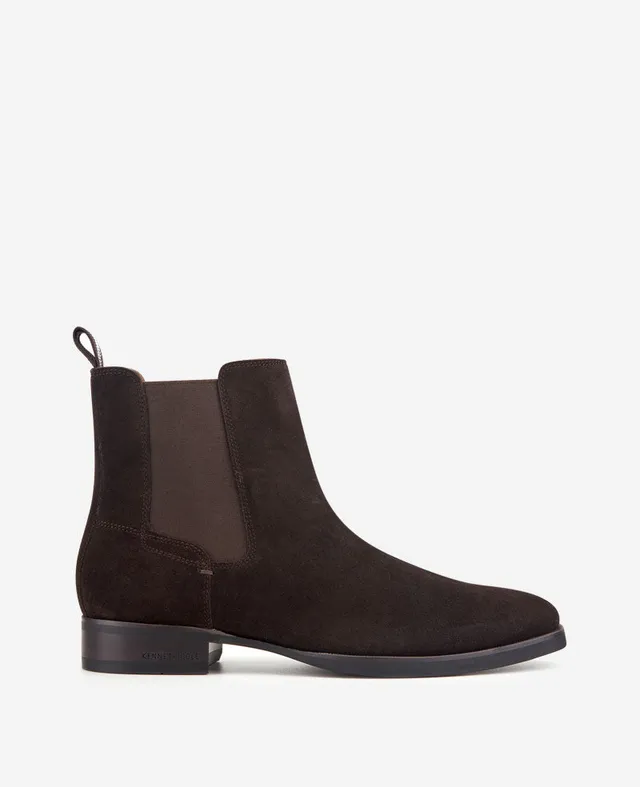 Kenneth Cole Reaction Shoes Raymond Suede Chelsea Boot stivaletti Mocha Suede in camoscio