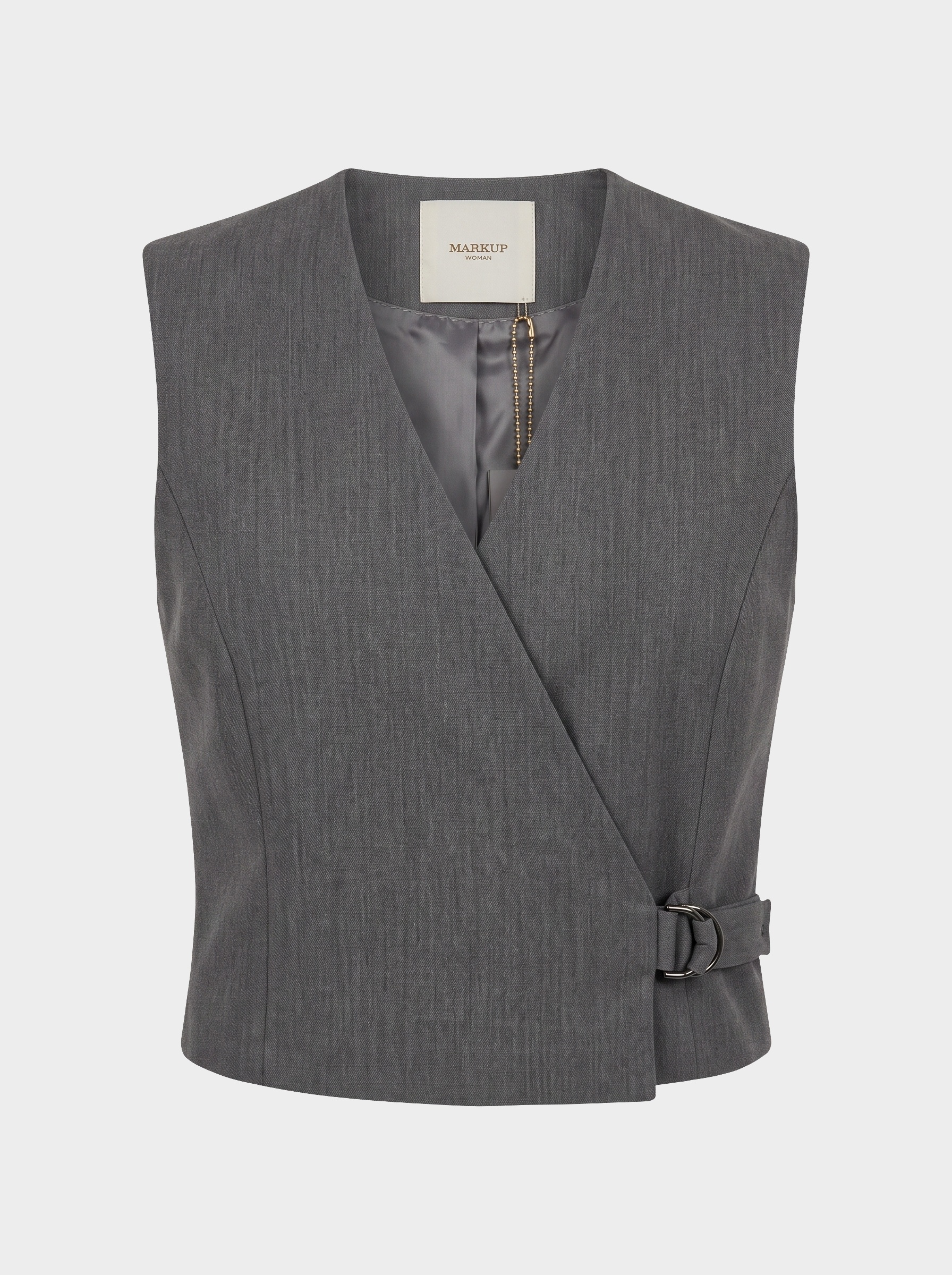 Markup Donna Giacche & Giubbotti Gilet in flanella pettinata