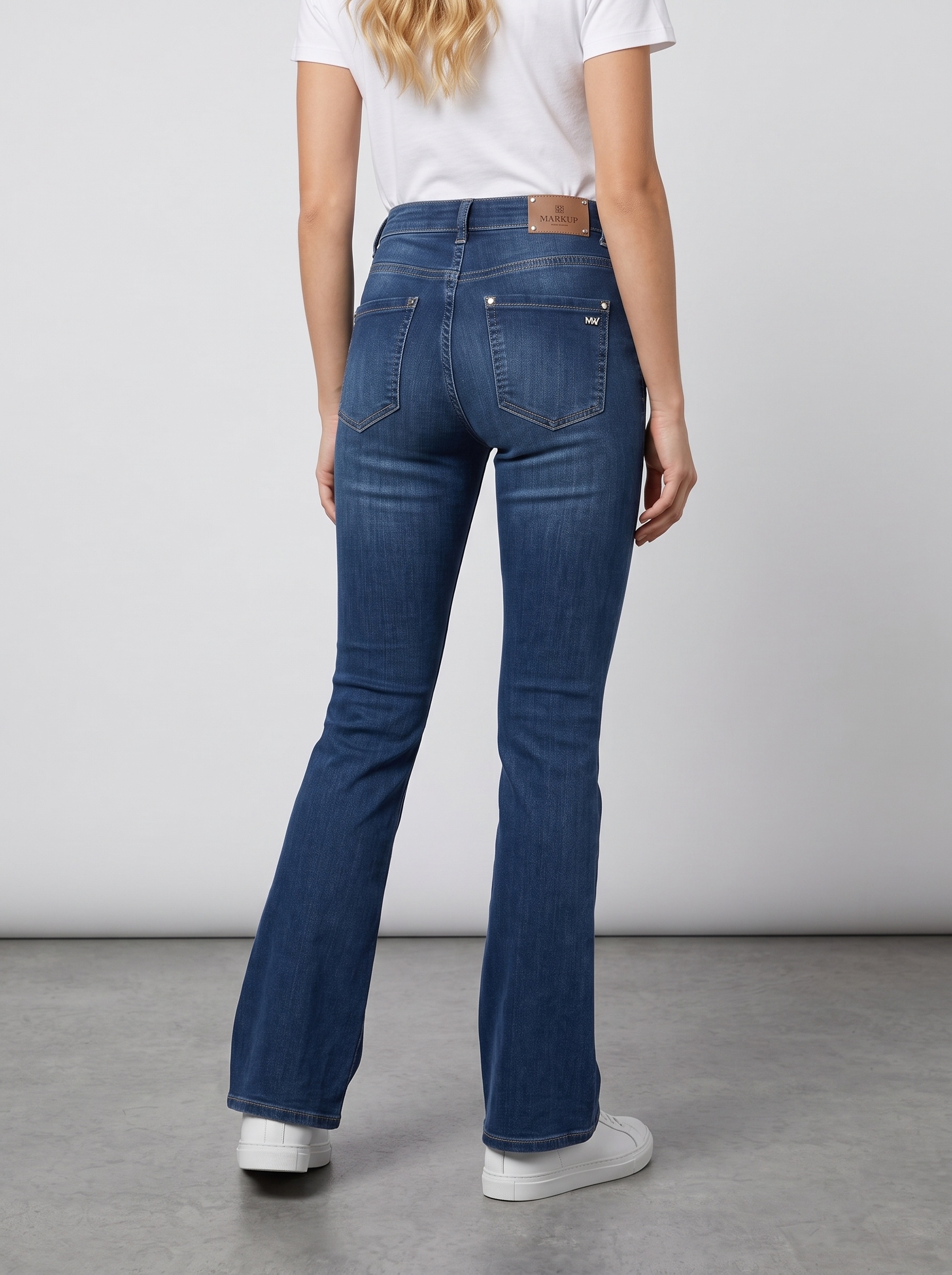 Markup Donna Jeans & Pantaloni Jeans flare lavaggio scuro