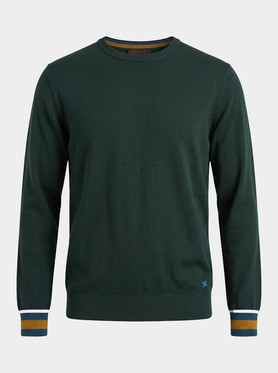 Markup Uomo Maglieria Maglione Girocollo Viscosa/Nylon Contrasti