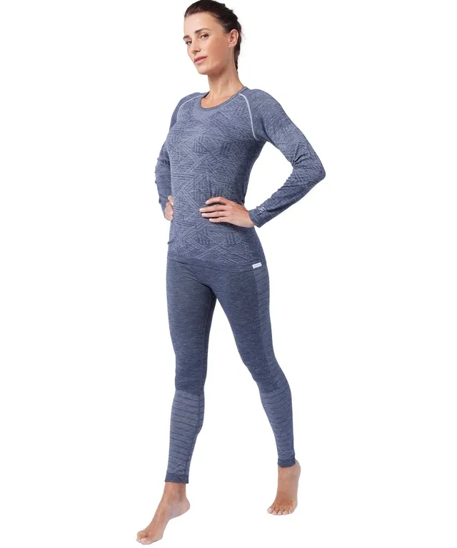 Damart Climatyl Maglietta dinamica maniche lunghe donna, grigio etere, XXL