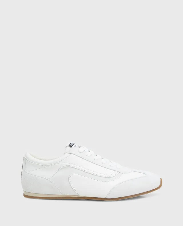 Kenneth Cole Reaction Alma Leather Sneaker sneaker bianche 5 in pelle