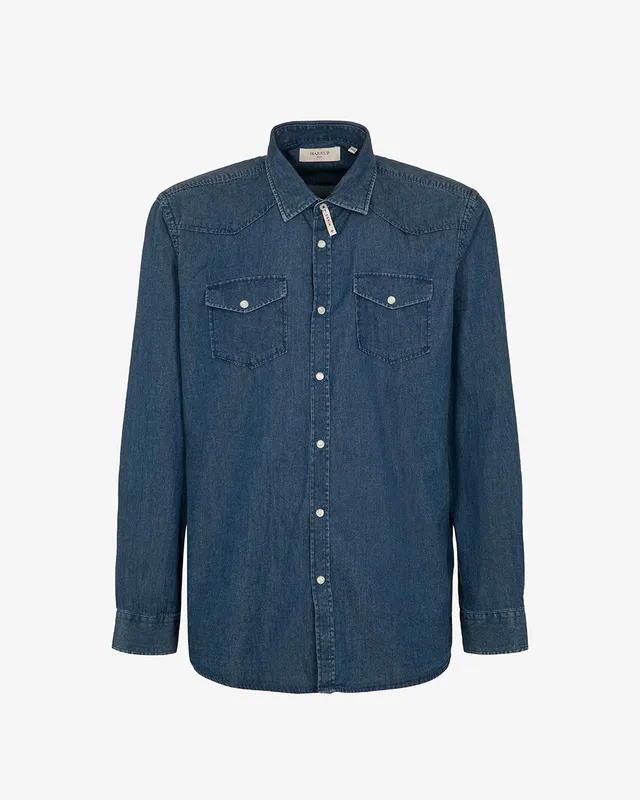 Markup Uomo Camicie Camicia manica lunga rodeo denim camicia