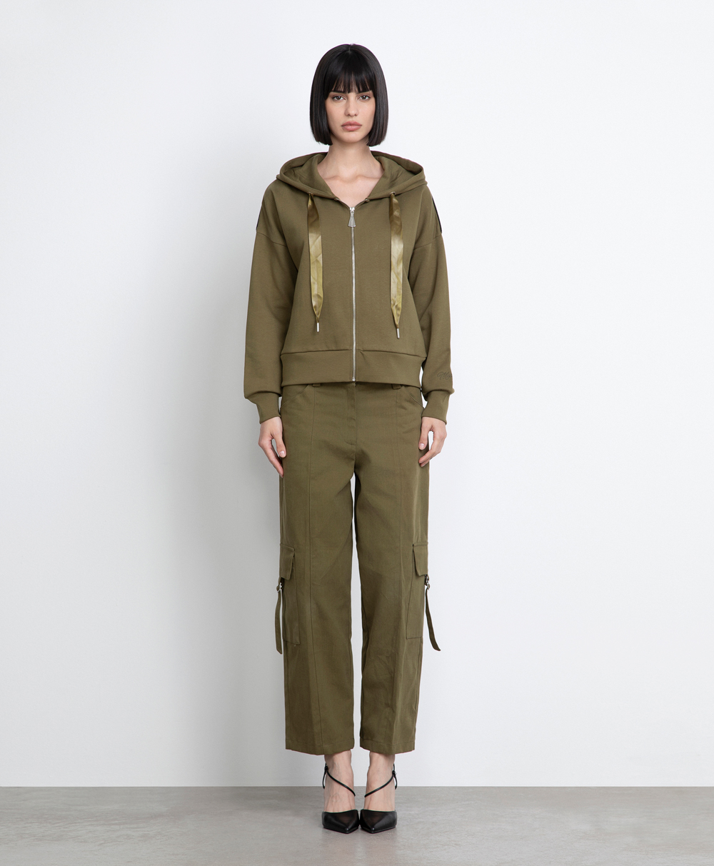 Markup Donna Jeans & Pantaloni Pantalone cargo in gabardina