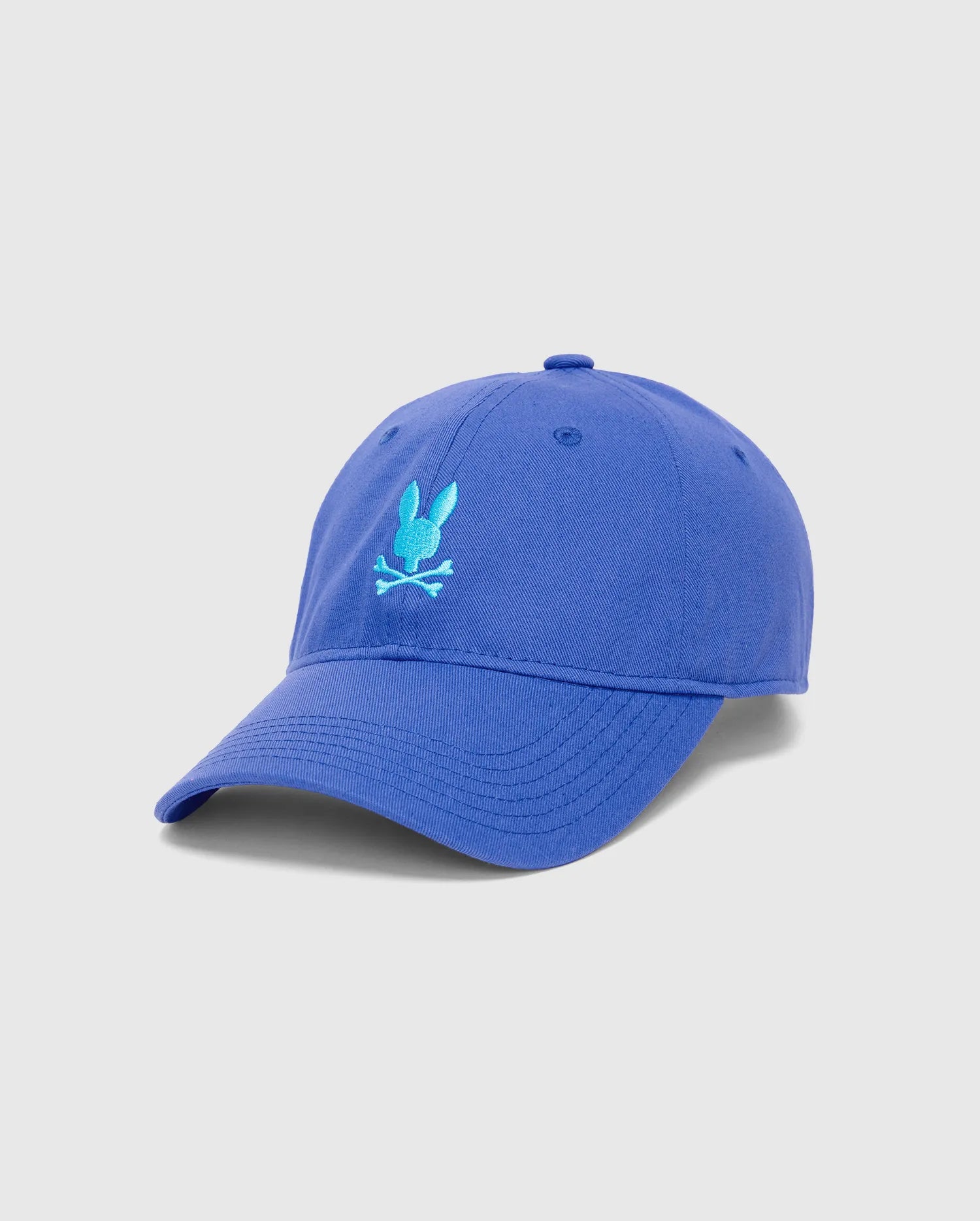 Psycho Bunny Accessories Jimmy Baseball Cap cappellino blu cotone