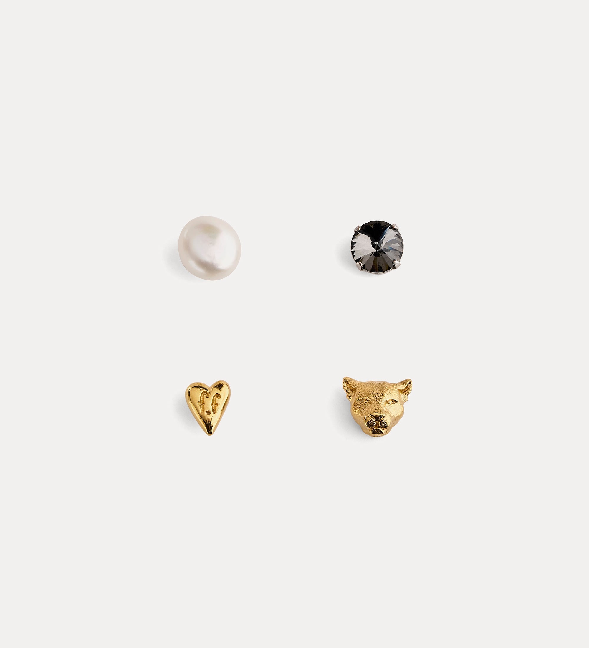 Forte gioielli set of earrings puma orecchini puma cristalli