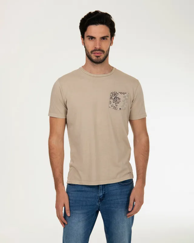 Markup Uomo Felpe & T-shirt T-shirt girocollo con taschino