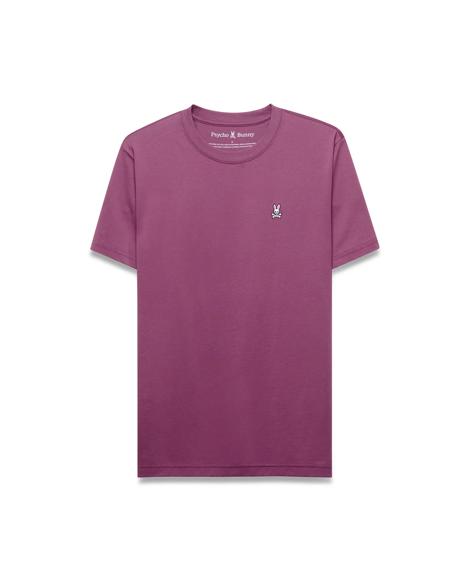 Psycho Bunny Men's Tees Classic Crew Neck Tee B6U014F200 maglietta viola XXS