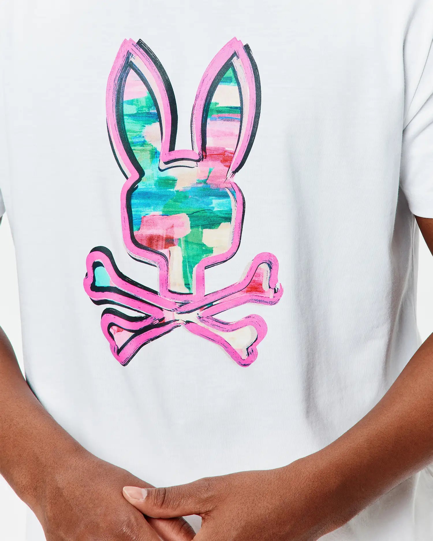 Psycho Bunny Men's Tees Nate Graphic Tee t-shirt bianca