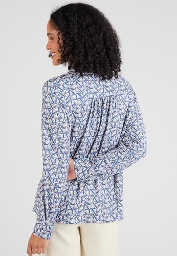 Damart Prêt-à-porter Camicetta a maglia calda donna stampa geometrica 38-40